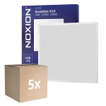 Confezione Multipack 5x Noxion Pannello a LED Ecowhite V3.0 36W 3700lm - 840 Bianco Freddo | 60x60cm - UGR <19