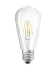 Ledvance Classic LED E27 Pera Filamento Chiara 4W 470lm - 827 Bianco Molto Caldo | Sostitua 40W