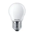 Philips Corepro LED Lustre E27 Sferica Ghiaccio 4.3W 470lm - 827 Bianco Molto Caldo | Sostitutiva 40W