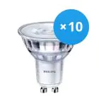 Confezione Multipack 10x Philips Corepro LED Faretti GU10 PAR16 4.6W 355lm 36D - 827 Bianco Molto Caldo | Sostitutiva 50W