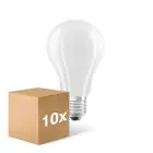 Confezione Multipack 10x Ledvance Classic LED E27 Pera Filamento Ghiaccio 17W 2452lm - 840 Bianco Freddo | Sostitutiva 150W